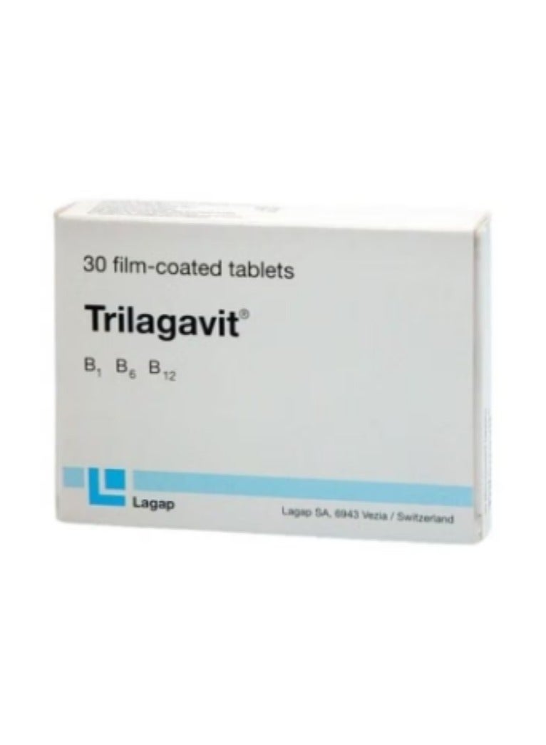 Trilagavit Vitamin B1, B6, B12 Supplement Tablets -30 Nos