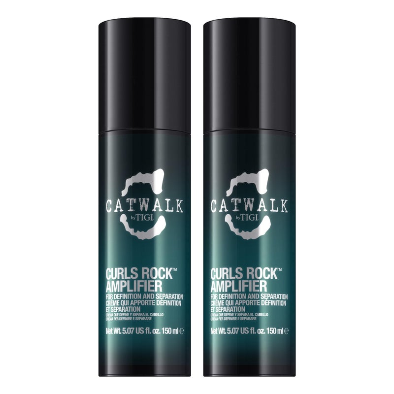 TIGI Curls Rock Amplifier – Premium Curly Hair Cream, Frizz Protection & Curl Hold, 5.07 oz, 2 Pack - Image 1