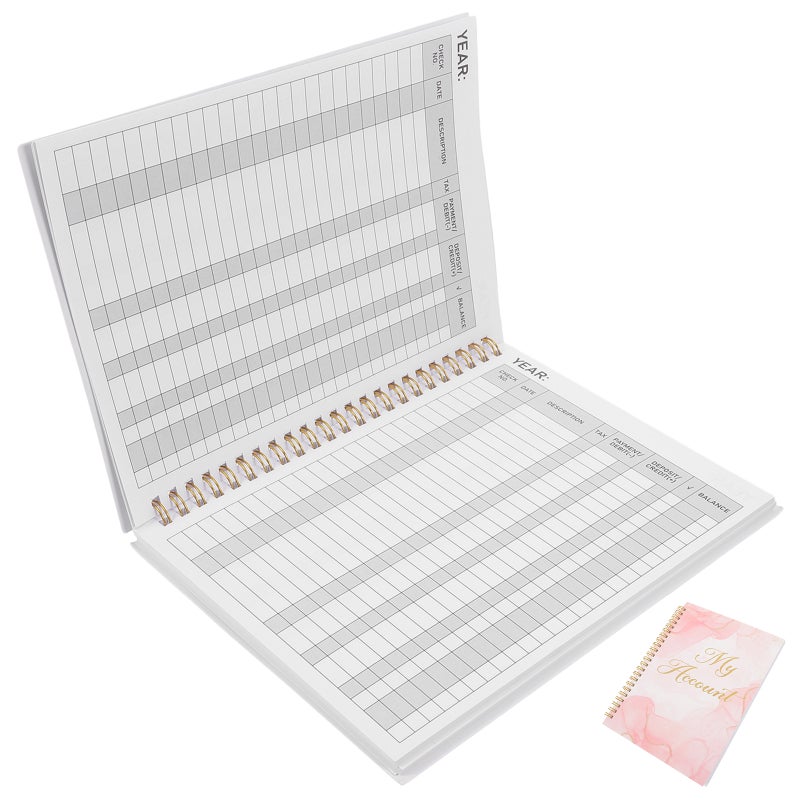 1 Book of Check Register Bank Accounts Balance Checkbook Register Financial Accessory - Image 1