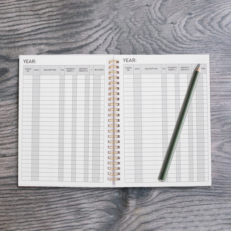 1 Book of Check Register Bank Accounts Balance Checkbook Register Financial Accessory - Image 4