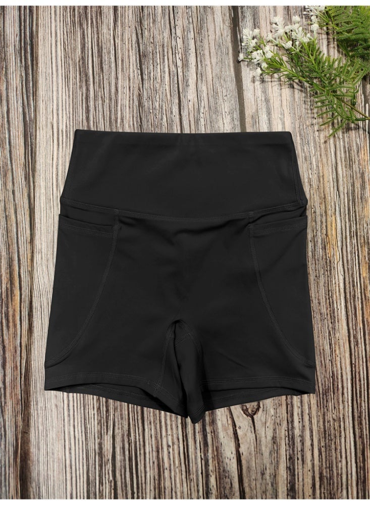 عام المرأة الرياضة السراويل جيب اليوغا قصيرة الجوارب تشغيل الدراجات السراويل - Image 4