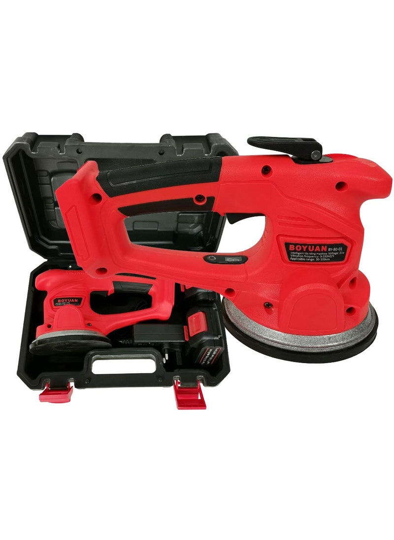 Boyuan BOYUAN Intelligent Tile Tiling Machine 21v Application Range 30-100cm Tiles Vibrator Tile Tiler Machine BY8001  - Image 1