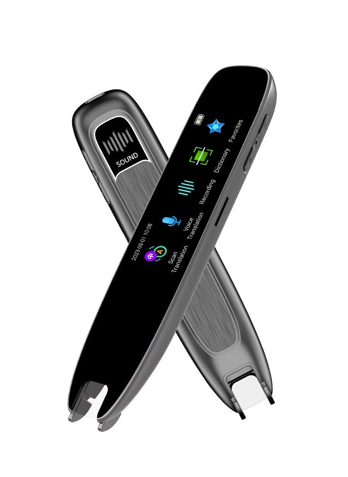 Furtey - Translation Scanning Pen, Text to Speech Device for Dyslexia, Real-time Multifunctional Pen Scanner with LCD Touchscreen, Support 12 Languages Offline Scanning Translation - Image 1