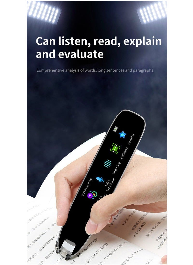 Furtey - Translation Scanning Pen, Text to Speech Device for Dyslexia, Real-time Multifunctional Pen Scanner with LCD Touchscreen, Support 12 Languages Offline Scanning Translation - Image 1