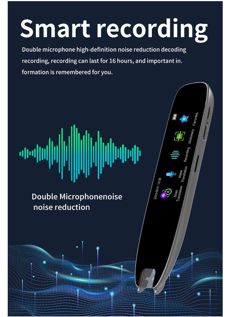 Furtey - Translation Scanning Pen, Text to Speech Device for Dyslexia, Real-time Multifunctional Pen Scanner with LCD Touchscreen, Support 12 Languages Offline Scanning Translation - Image 1