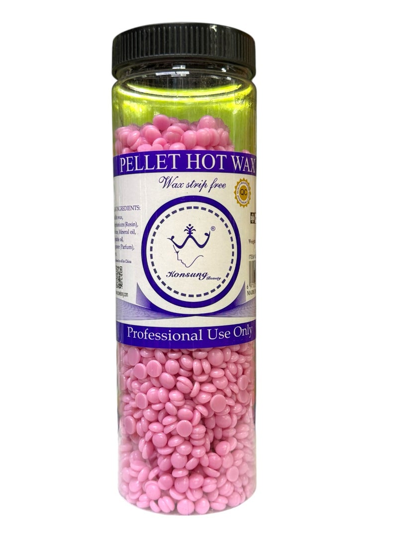 Konsung Beauty Depilatory Hair Removal Wax Pellet Pink 400grams  - Image 1