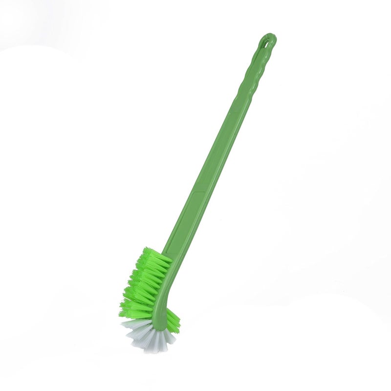 Plastic Double Hockey Toilet Brush, Toilet Cleaning Brush, Long Handle Toilet Brush(Assorted Colour)