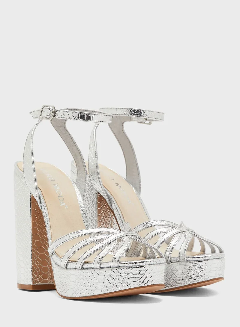 VERO MODA Thea Ankle Strap High Heel Sandal