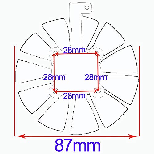 inRobert 87mm T129215SU Graphics Card Cooling Fan for ASUS Strix GTX980Ti/R9390/RX480/RX580 Video Card Cooler (Fan-3pcs) - Image 5