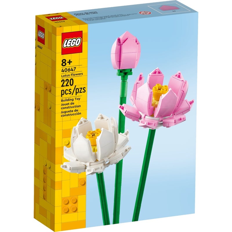 LEGO - Botanical Collection Lotus Flowers 220 Pieces - 40647 - Image 1