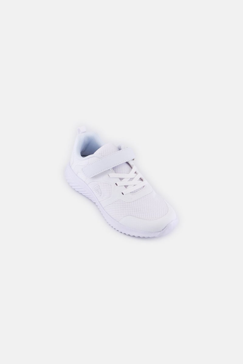 RBX Kids Boys Velcro Closure School Shoes, White  - Image 1
