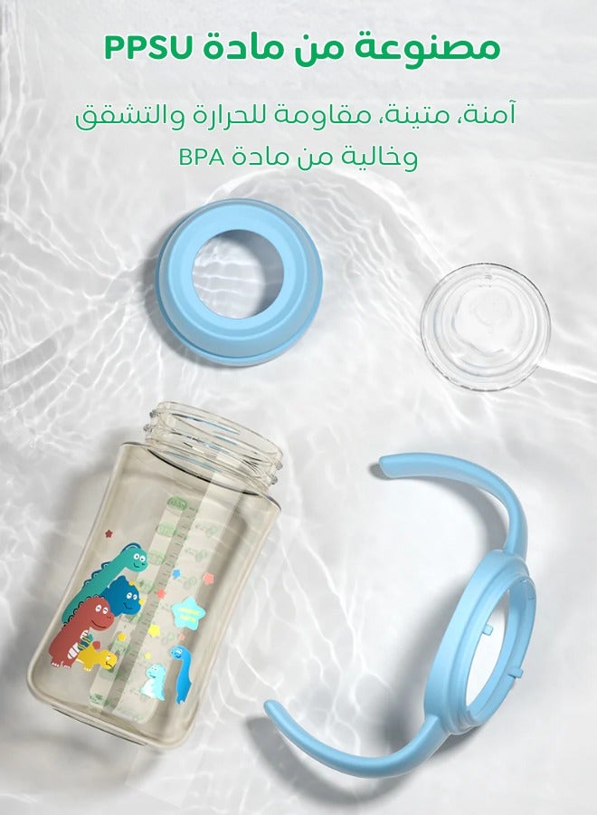 Dr.isla زجاجة رضاعة حديثي الولادة من دكتور إيسلا 150 مل جرين مضادة للطفو وخالية من مادة BPA - Image 3