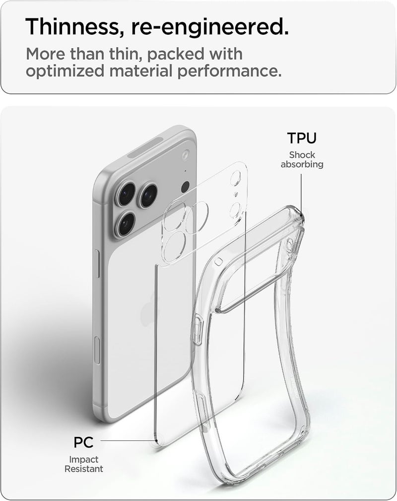Spigen Ultra Hybrid iPhone 18 Pro Max Case Cover (2026) - Crystal Clear - Image 3