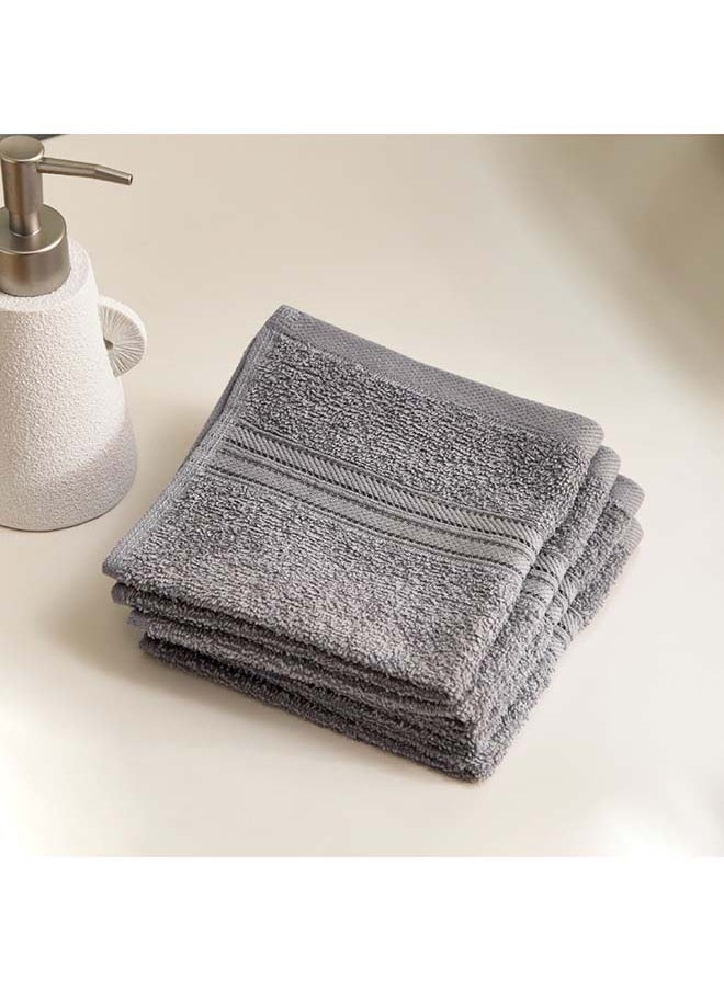 Home Box Essential Carded 4-Piece Face Towel Set 30 x 30 cm  - Image 1
