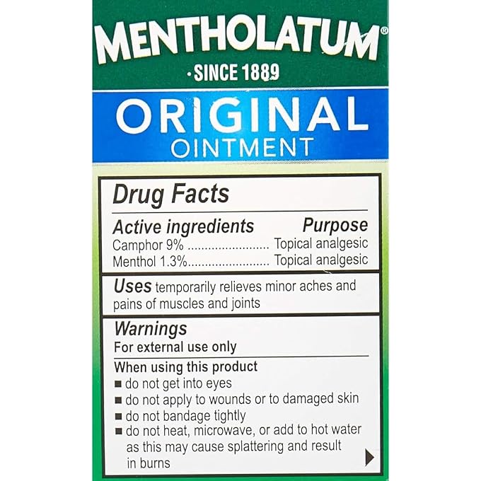 mentholatum Ointment Jar, 1 OZ - Image 3