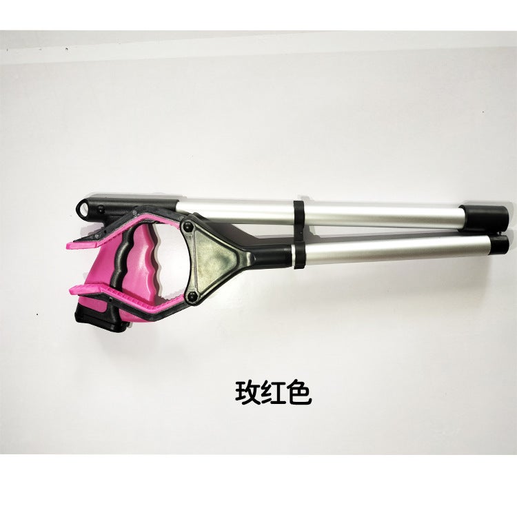 Folding Garbage Clip Picker With Magnet Thickened Aluminum Alloy Household Pick-Up Sanitation Pick-Up Pliers Sanitary Clip - Image 1
