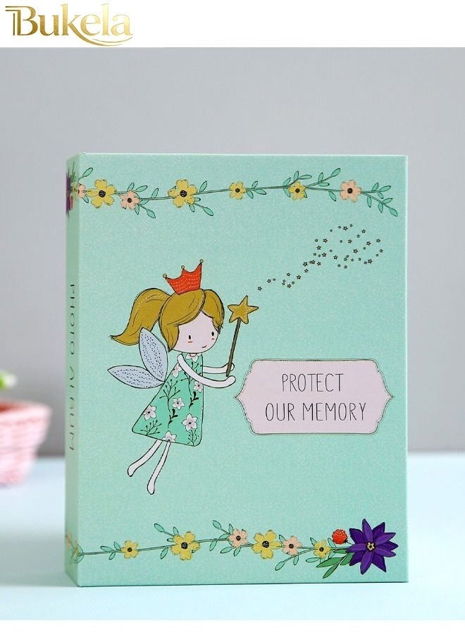 Bukela 200 Pockets Stamping Photo Album for 6 Inches Photos Portable Photo Album for Family Wedding Boys Girls - Image 1