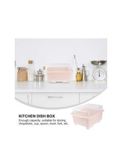 WYBOT Baby Bottle Drying Rack Kitchen Drain Rack Dish Drying Rack Bowl Chopsticks Drainer Holder Dishes Organizer Tableware with Lid Cover for Restaurant Kitchen Home  - Image 2