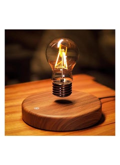 Magnetic Floating Light Bulb Lamp, Levitating LED Bulb Desk Lamp Rotating Levitation Wireless Bulb Decorative Light for Home Office Decor, Tech Gadgets Toys