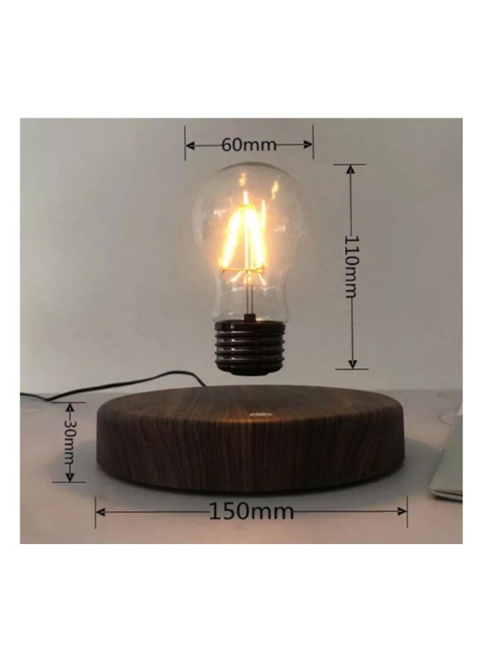 Generic - Magnetic Floating Light Bulb Lamp, Levitating LED Bulb Desk Lamp Rotating Levitation Wireless Bulb Decorative Light for Home Office Decor, Tech Gadgets Toys - Image 1