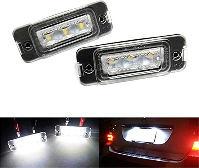 Wivplex 2x LED License Plate Light for MB Vehicles - Image 2