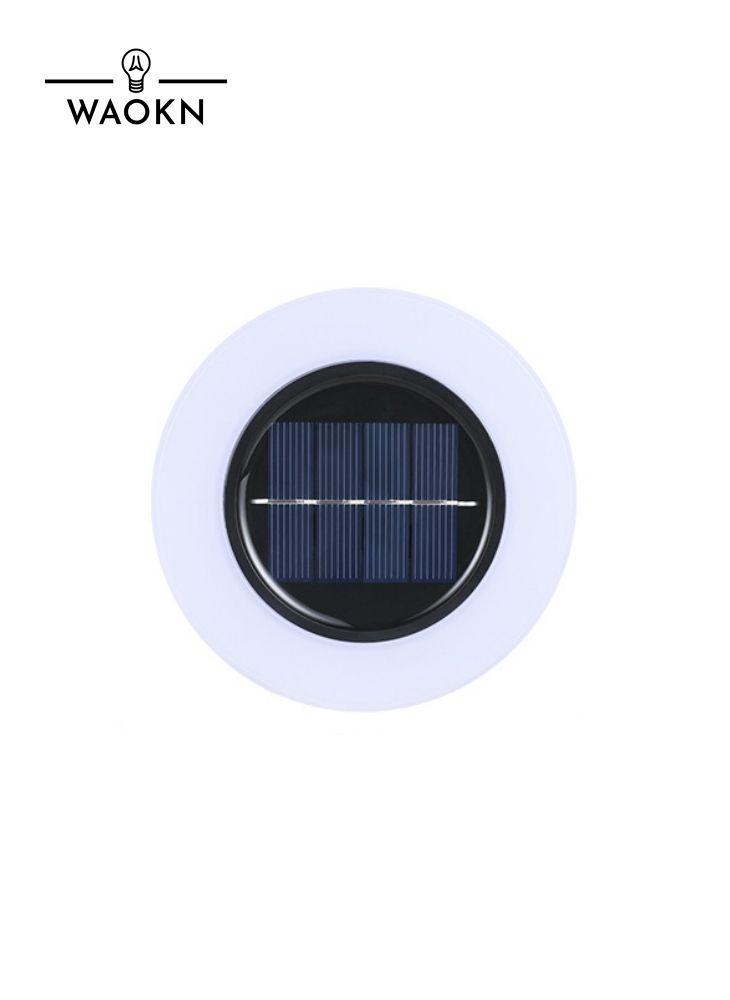 WAOKN Outdoor Solar Lawn Lamp New Type Garden Solar Lamp LED Buried Lamp Landscape Lamp Solar Circular Fog Surface Buried Lamp Color Light  - Image 1