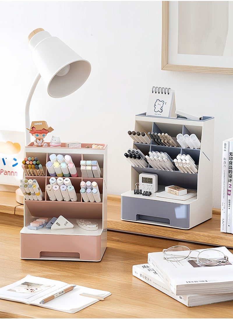 Kidle Office Storage Supplies Desk Organizer, Desk Organizer, Multifunctional Pen Holder, Storage Rack for School, Home, Office and Art Supplies  - Image 2