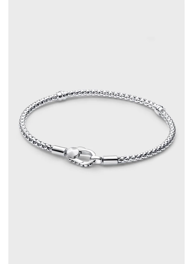 PANDORA Studded Chain Sterling Silver Bracelet