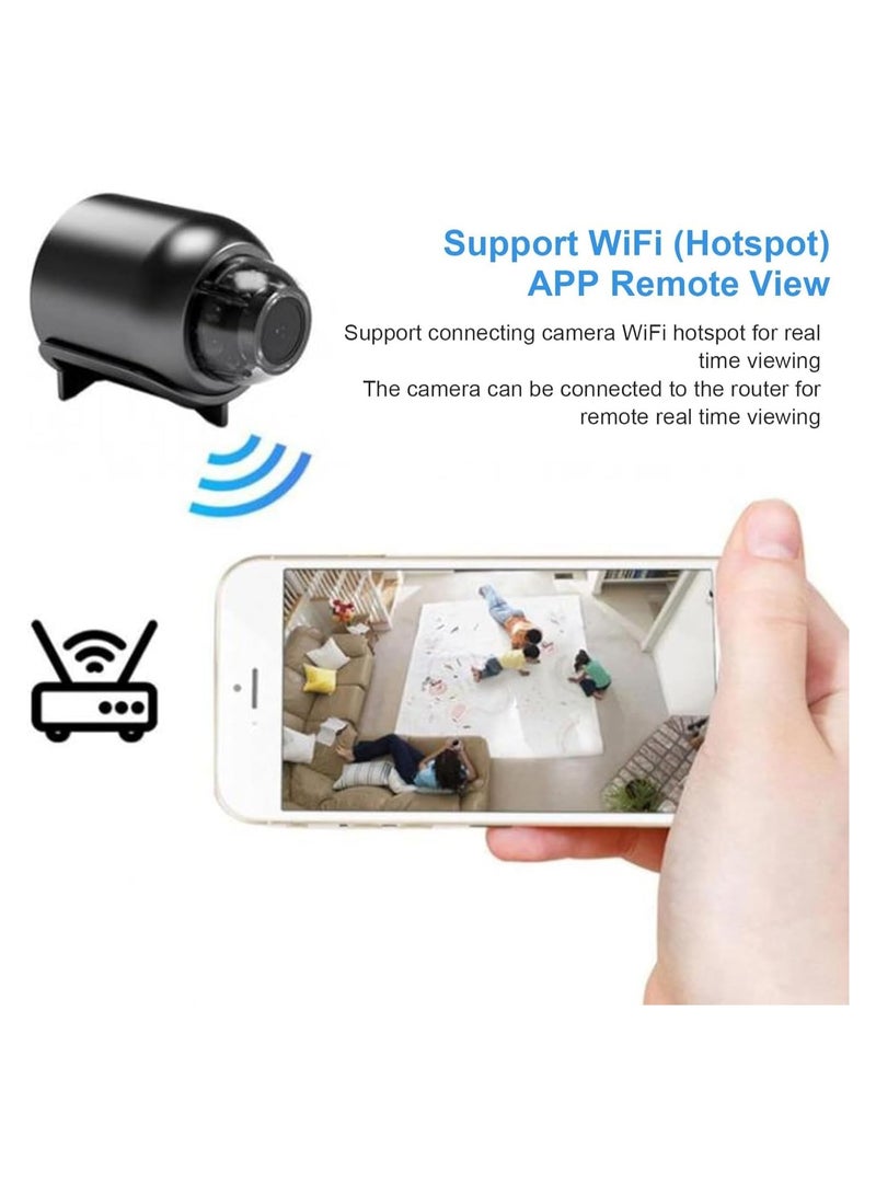 Generic WiFi Mini Hidden Camera Full HD | Night Vision | Motion Detection | Wide Angle Nanny Cam | Wireless Security Surveillance | Remote Viewing | iPhone & Android Compatible | Home/Office Spy Camera  - Image 1
