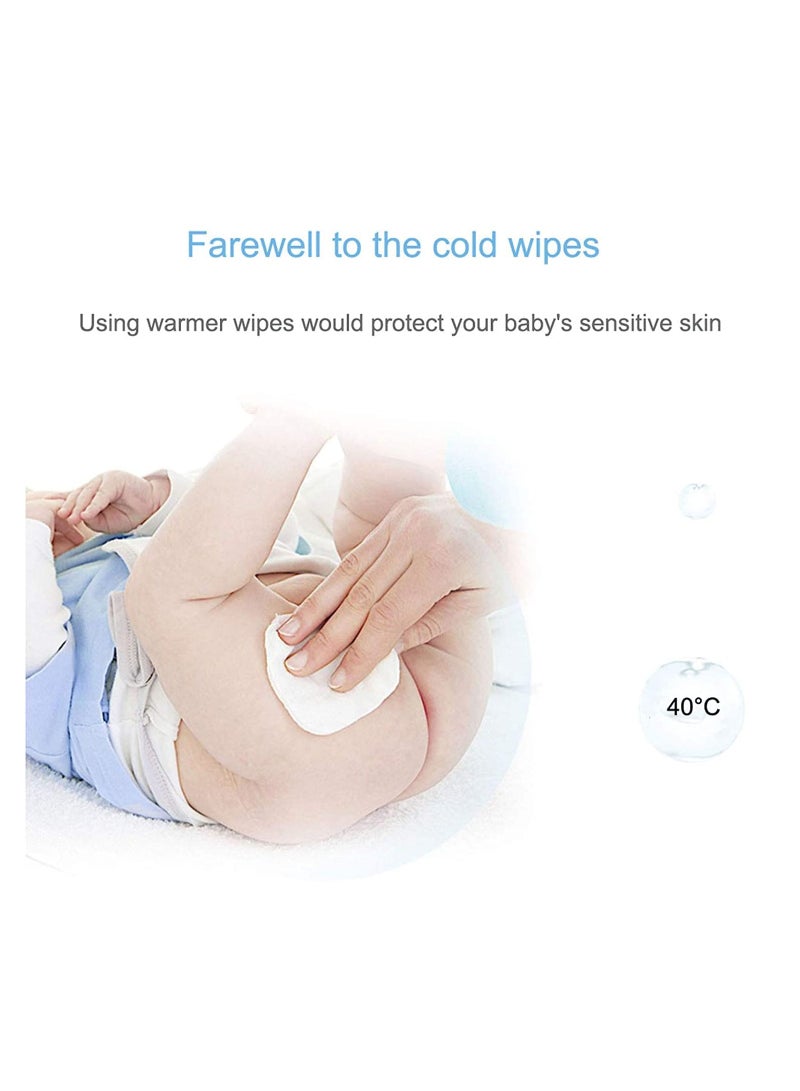 SYOSI Usb Baby Wipe Warmer, 5v Portable Usb Baby Infant Wet Wipes Warmer Bag for Travel and on the Go, Most Suitable Temperature for Baby's Skin, for Outdoor Travel or Indoor(1 Pack)  - Image 3
