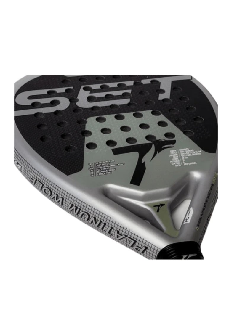 SET PLATINUM WOLF SANYO CONTROL PADEL RACKET 25 - Image 2