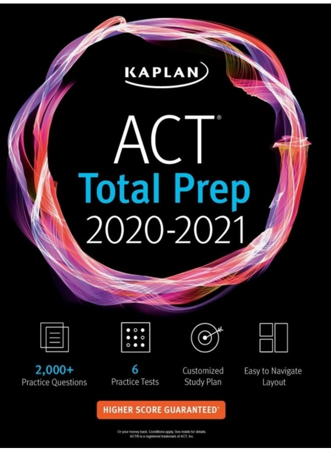 ACT Total Prep 2020 2021 6 Practice Tests Proven Strategies Online Video - Paperback