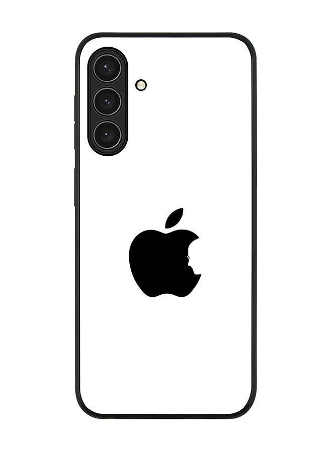 Stylizedd For Samsung Galaxy A26 5G Case,Slim fit Camera Protection, Shockproof Thin Phone cover  - Steve's Apple - White - Image 1