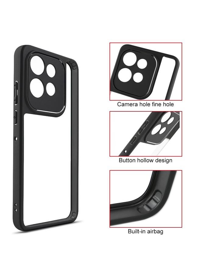 S-TOP Case For Motorola Edge 50 Neo Frosted TPU + Transparent PC Phone Case - Image 3