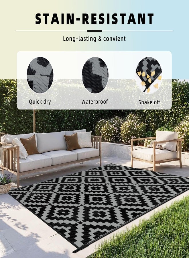 Favoyard سجادة خارجية من فافويارد، مقاس 5×8 قدم، مقاومة للماء، قابلة للاستخدام على الوجهين، مصنوعة من القش البلاستيكي، مثالية لتزيين الفناء الخارجي، مناسبة للتخييم، مناسبة للشرفات، والباحات، وحمامات السباحة، والحدائق الخلفية، والنزهات، والشواطئ، وأبواب الكرفانات. - Image 5