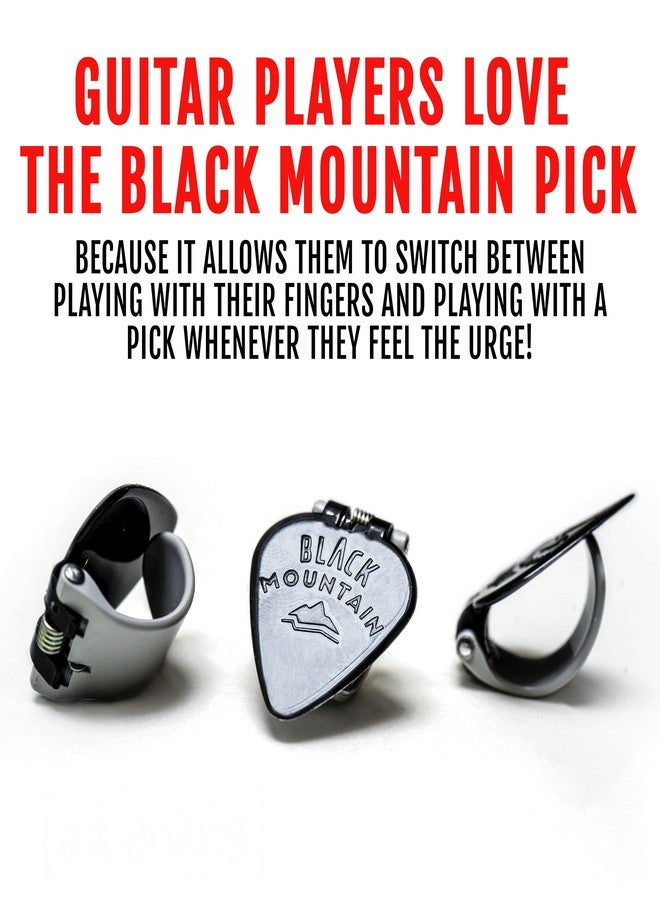 Black Mountain Right Handed: x3 Jazz Tipped, Black Mountain Thumb Picks - Image 3