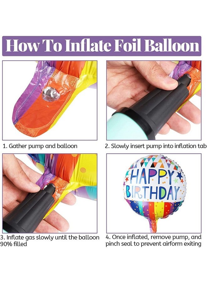 TOYXE Happy Birthday Stay Fabulous Balloon Bouquet Pack Of 10 Pcs Material Aluminium Foil Latex Rubber (Color Multi) - Image 3
