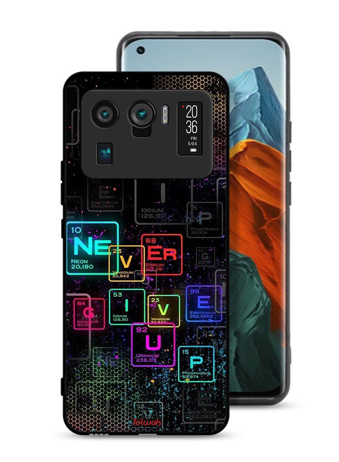 Tolwak Xiaomi Mi 11 Ultra Protective Case Cover Never Give Up Art - Image 1