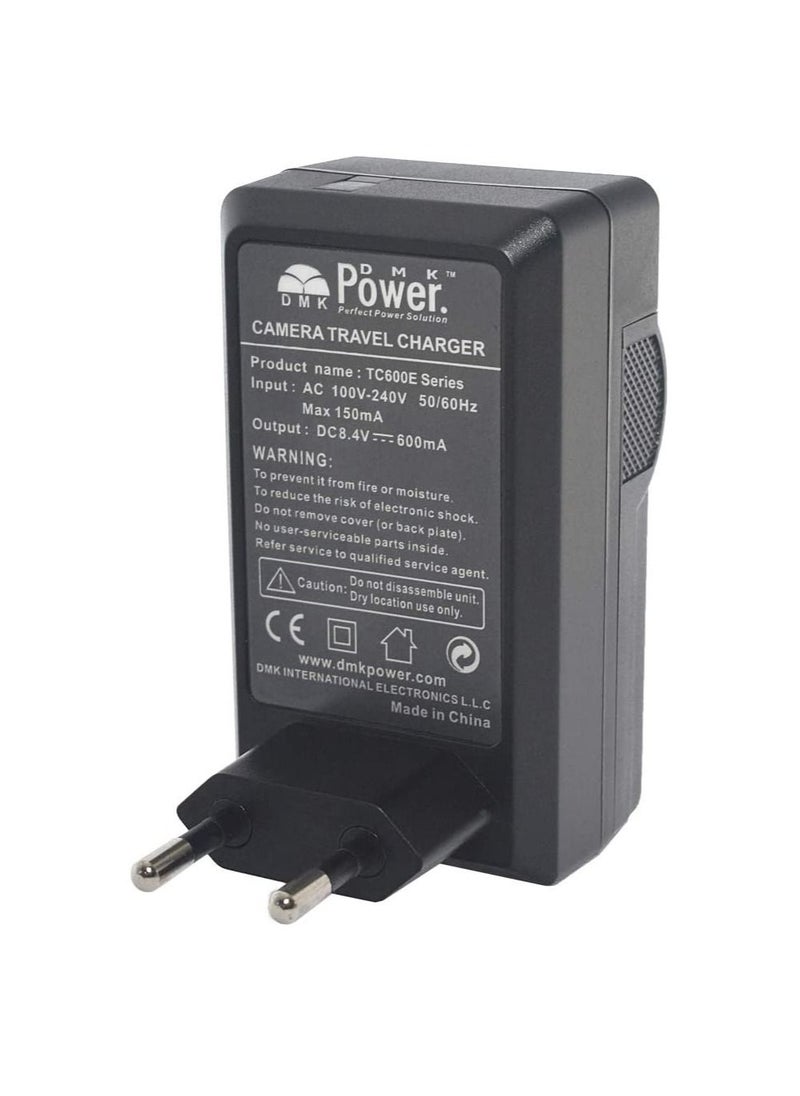 DMK LP-E5 Battery Charger TC600E Compatible with Canon EOS 450D 500D 1000D EOS 450D DSLR SLR Digital Camera etc
