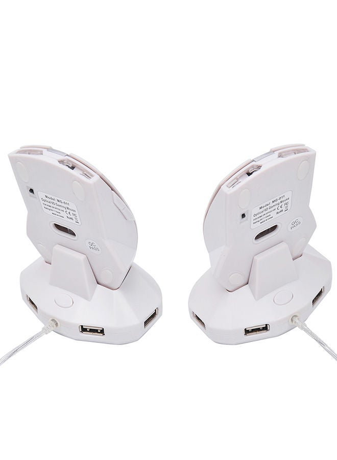 نيبمينينت ماوس لاسلكي قابل للشحن بتردد 2.4 جيجاهرتز أبيض - Image 3