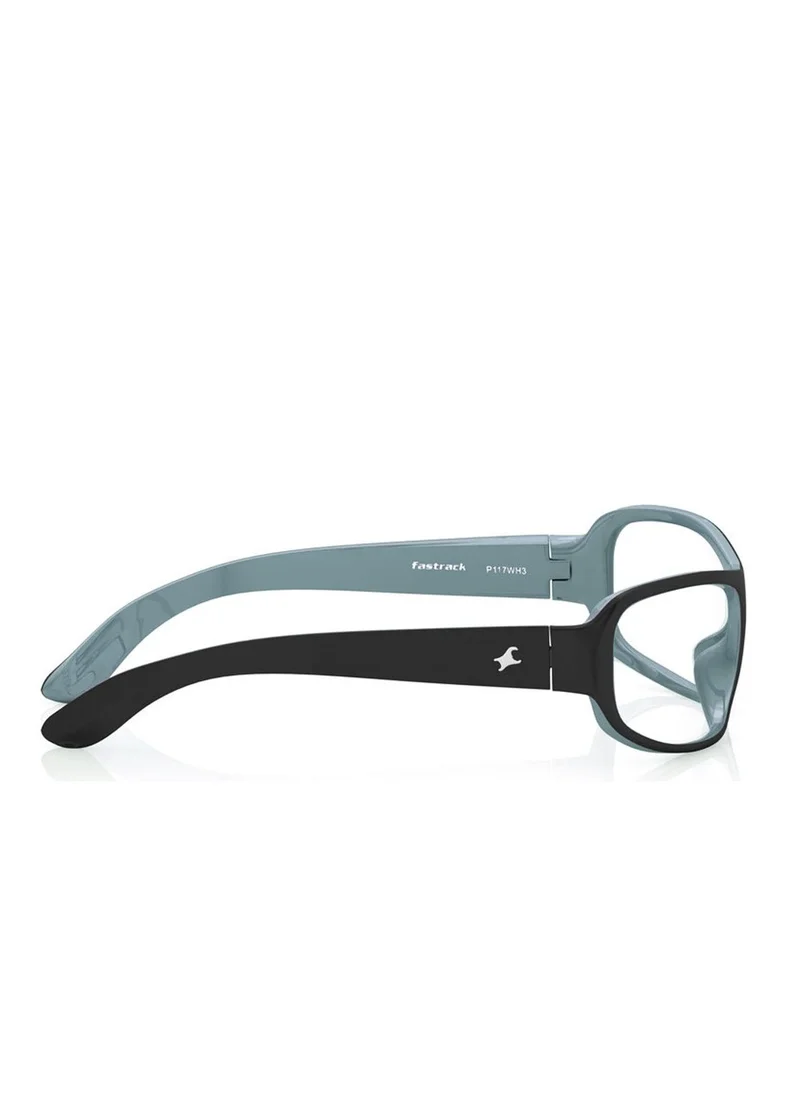 fastrack Black Wraparound Men Sunglasses