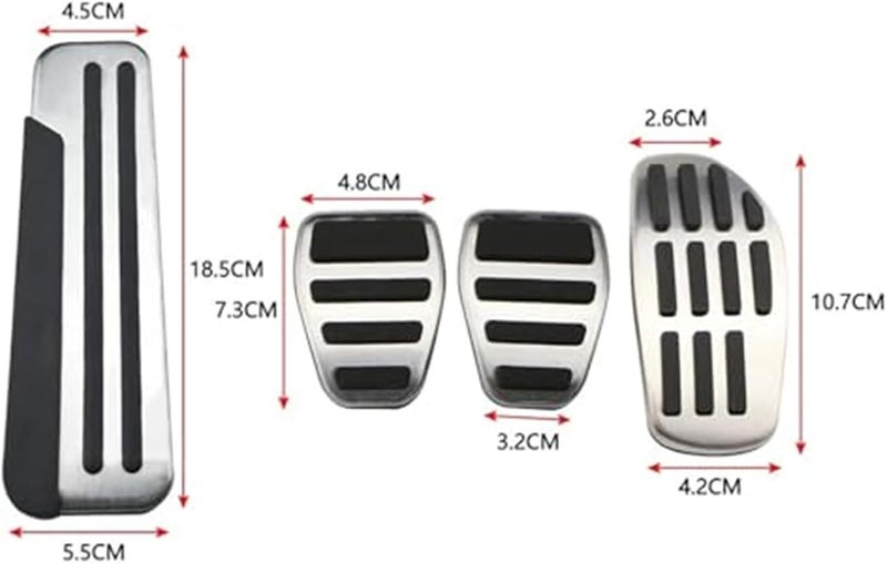 DEMULAX Pedal Pad Set for Nissan Vehicles - Image 2