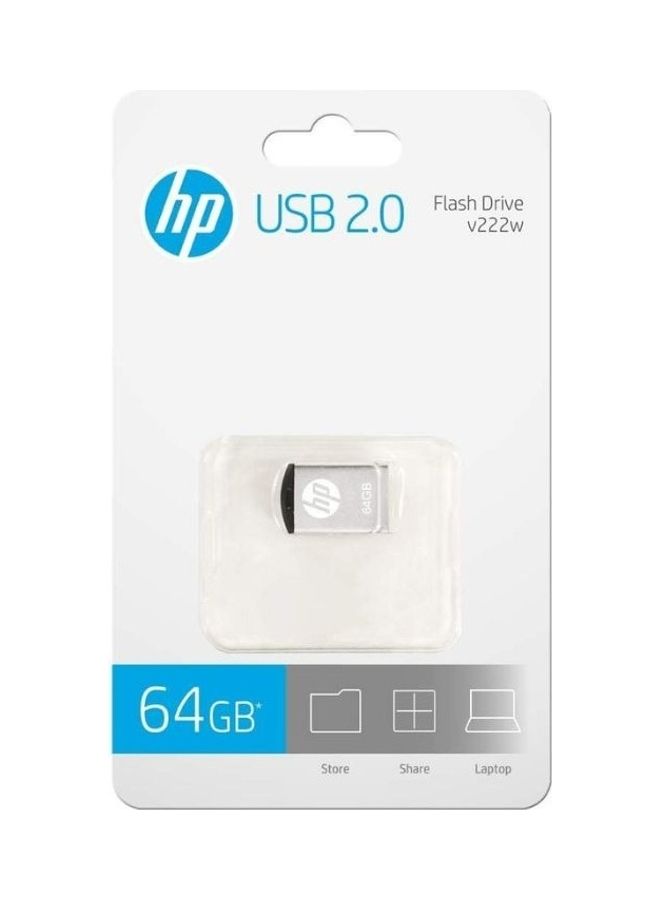 HP فلاش ميموري معدني صغير 64 جيجابايت - Image 1