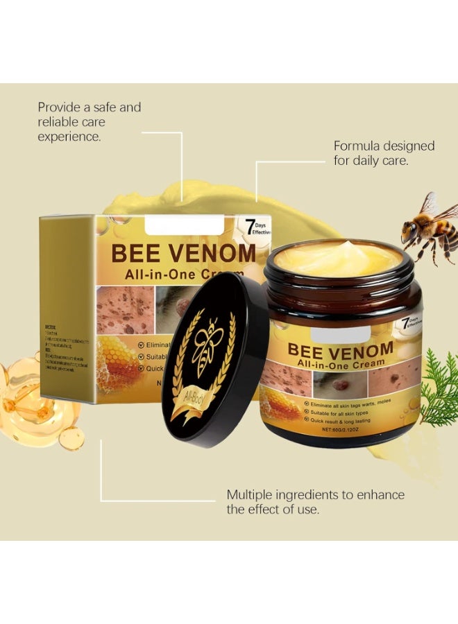 ximonth Bee Venom All-in-One Skin Treatment Cream – For Tags, Warts & Mole Care - Image 3