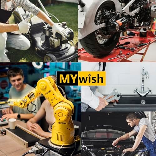 MYWISH 224Pcs M6 Bolt x 12/16/20/25/30mm, M6x1.0 Bolt, Flanged Hex Head Bolts with Flange Nuts Washers, 304 Stainless Steel M6 Screws, Metric Bolt Assortment, DIN 6921 by Mywish - Image 4