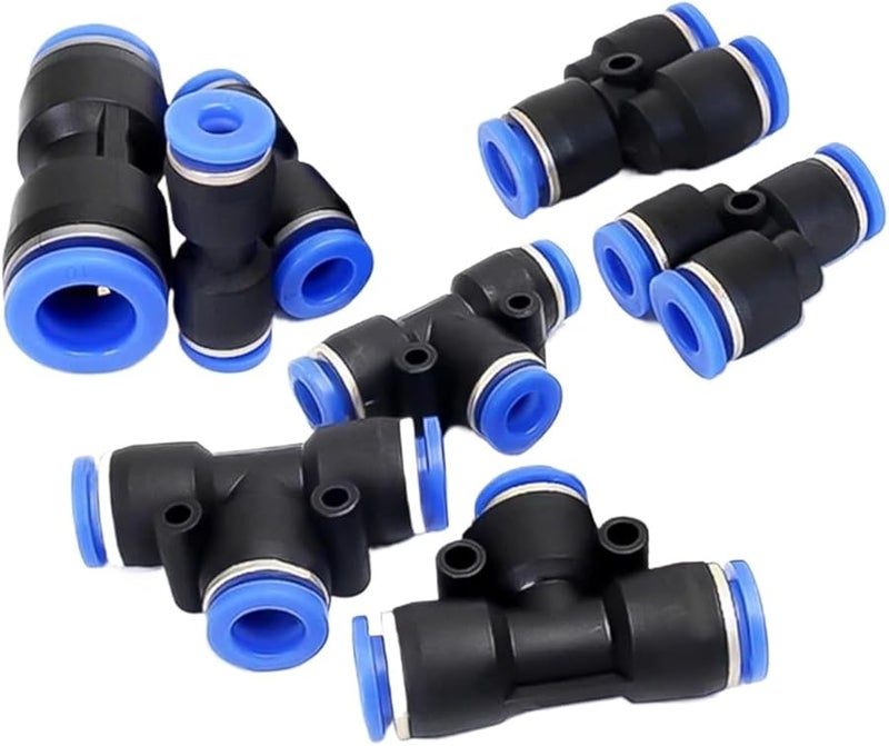 LSA Color 4mm Size 100PCS Air Quick Connect Fittings Pneumatic Water Push In Hose Tube Pipe Connector - Image 4