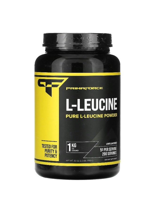 Primaforce Primaforce, L-Leucine, Unflavored, 2.2 lb (1,000 g)  - Image 1