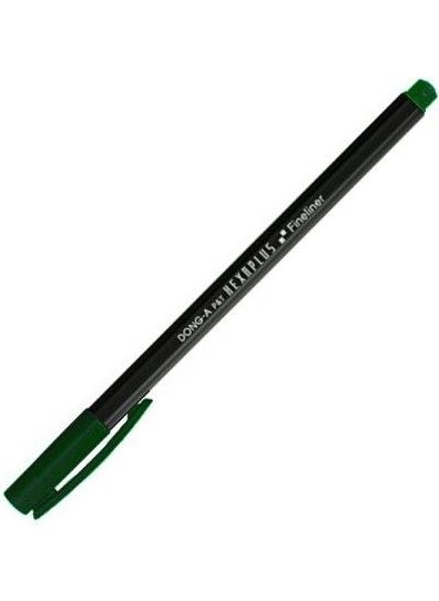 Dong-A Hexaplus Fineliner No.35 Dark Green Pencil 