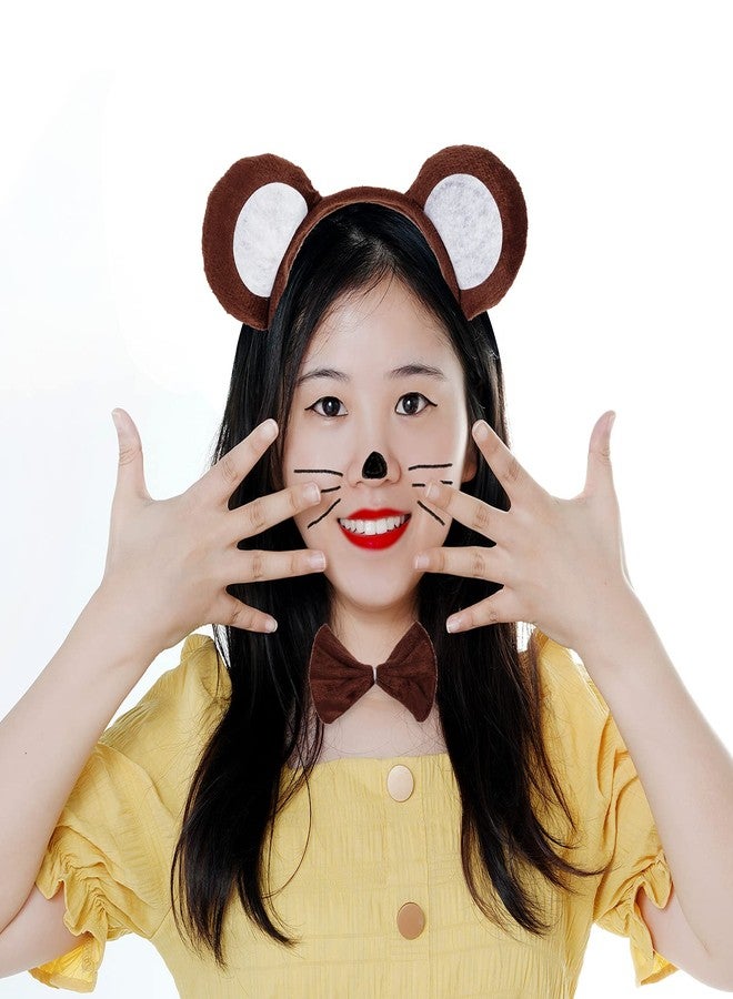 Jmkcoz Monkey Costume Tutu Set, Animal Fancy Dress Costume Kit, Monkey Ear Headband Bowtie Tail Bow Tie for Halloween Cosplay Party Decoration - Image 4
