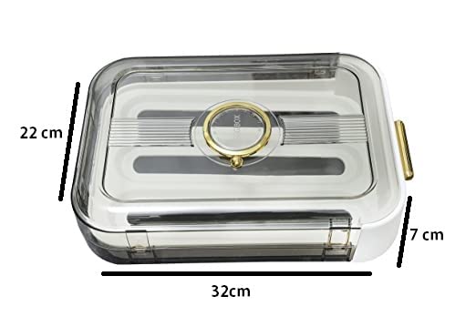 IMUU IMUU Egg Holder Automatic Rolling for Refrigerator Large Egg Storage Transparent Sliding Tray Store 1820 Eggs32 X 22 X 7 CM Multi color Pack of 1 White  - Image 2
